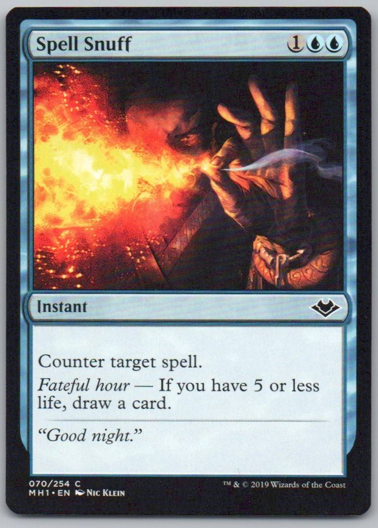 Spell Snuff 70 Normal Instant Card - Modern Horizons