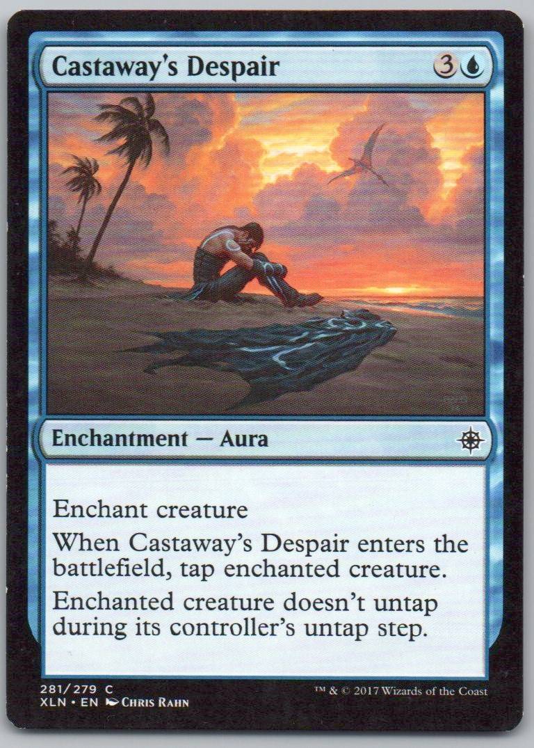 Castaway's Despair 281 Normal Enchantment Card - Ixalan
