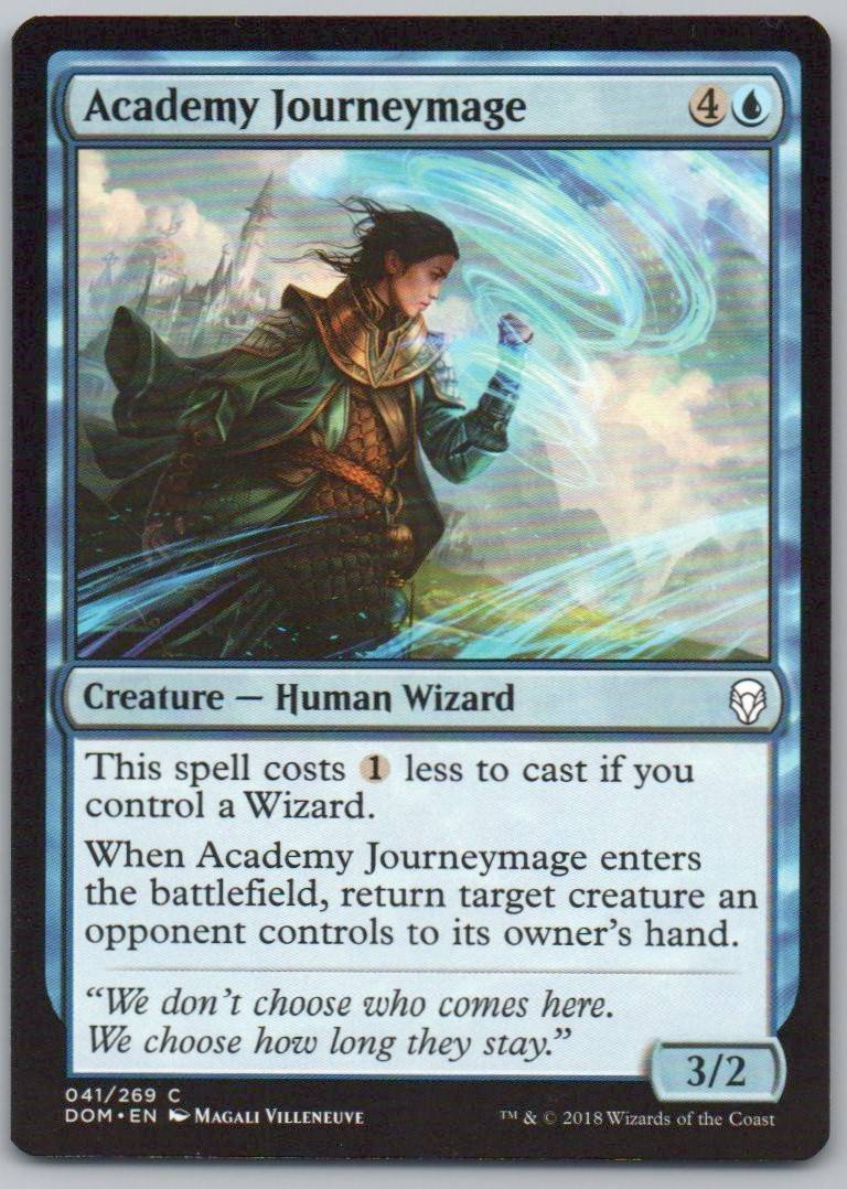 Academy Journeymage 41 Normal Creature Card - Dominaria