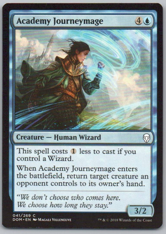 Academy Journeymage 41 Normal Creature Card - Dominaria