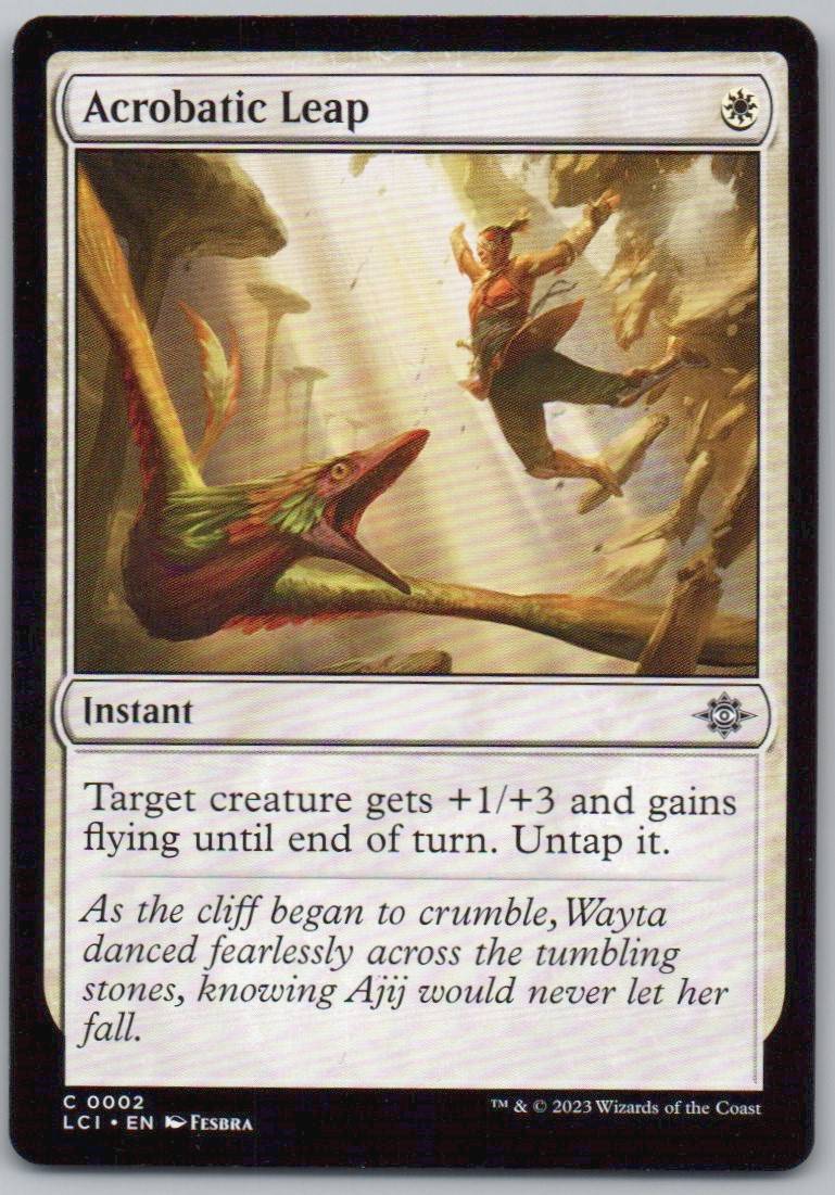 Acrobatic Leap 2 0 Instant Card - The Lost Caverns of Ixalan