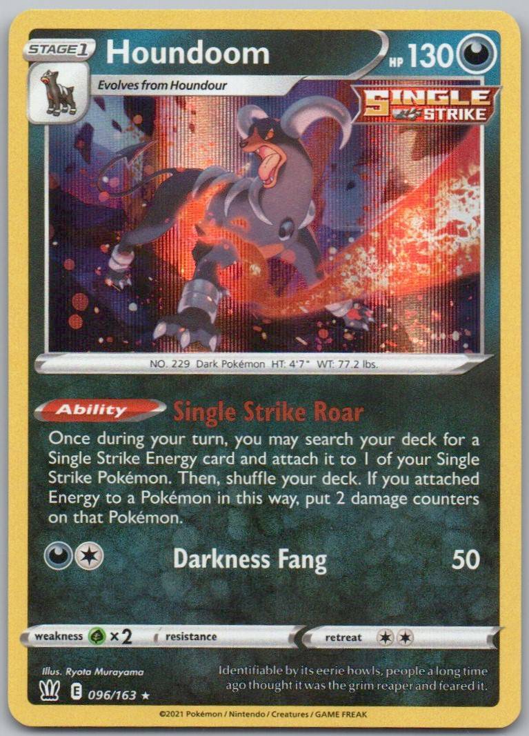 Houndoom 096 Holo Darkness Card - Battle Styles