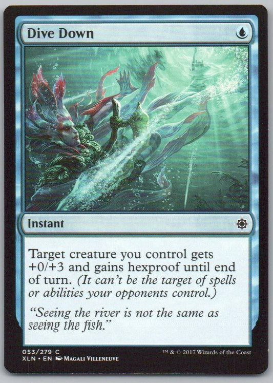 Dive Down 53 Normal Instant Card - Ixalan