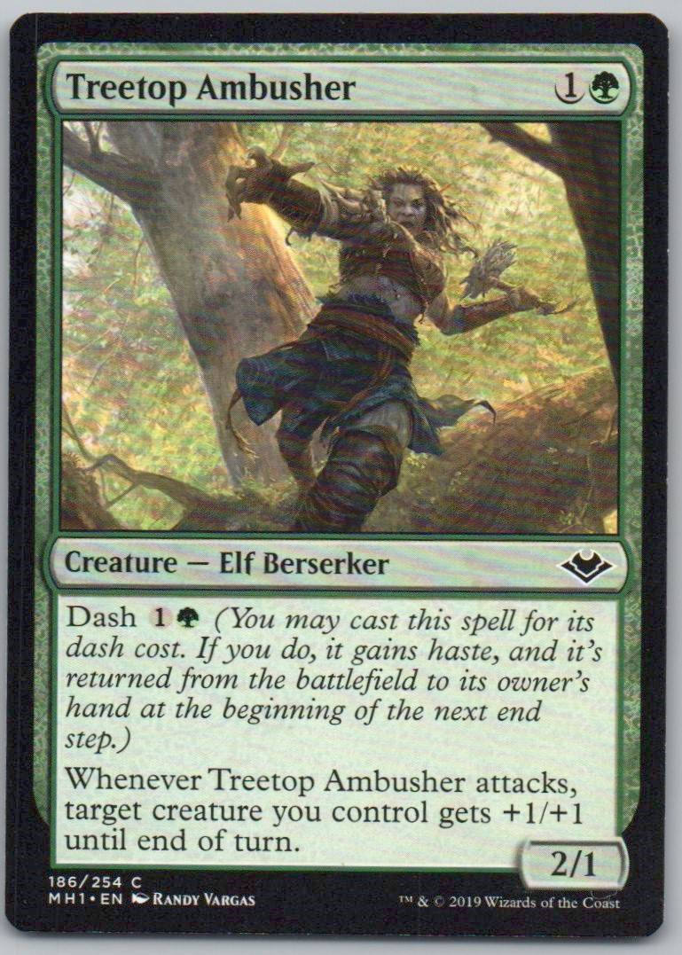 Treetop Ambusher 186 Normal Creature Card - Modern Horizons