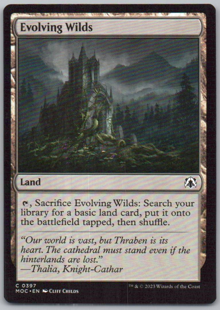 Evolving Wilds 397 0 Land Card - Commander: March of the Machine