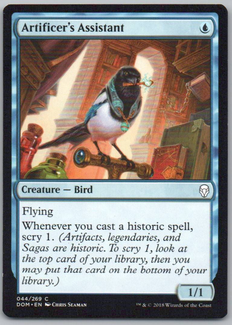 Artificer's Assistant 44 Normal Creature Card - Dominaria