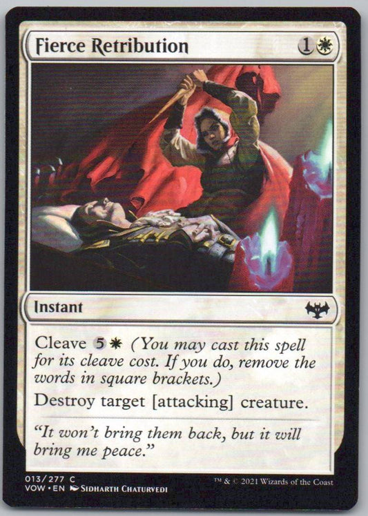 Fierce Retribution 13 Normal Instant Card - Innistrad: Crimson Vow