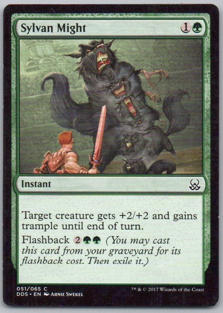 Sylvan Might 51 Normal Instant Card - Duel Decks: Mind vs. Might