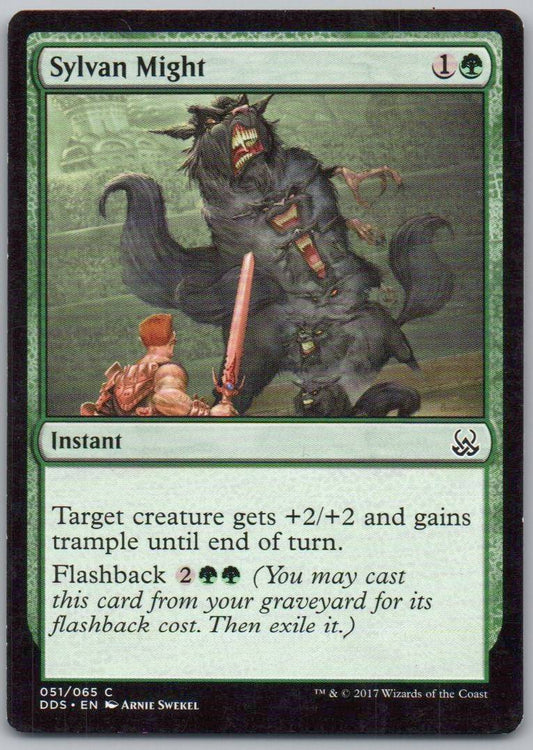 Sylvan Might 51 Normal Instant Card - Duel Decks: Mind vs. Might