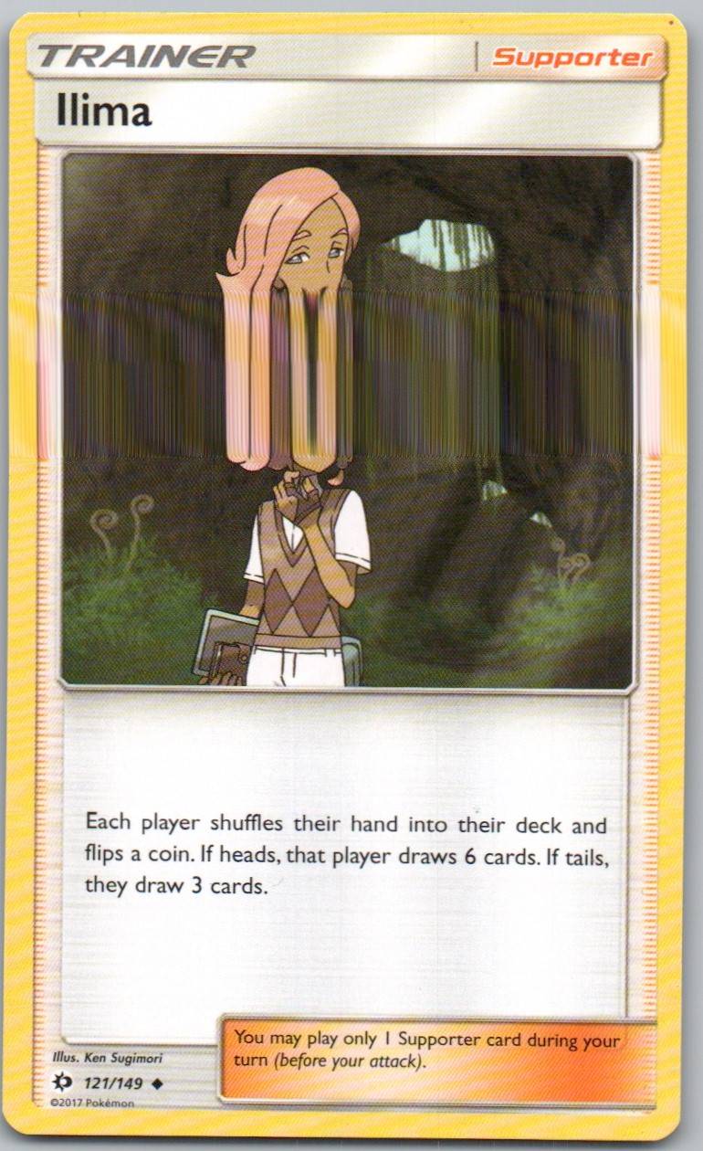 Ilima 121 Normal Trainer Card - Sun & Moon Base