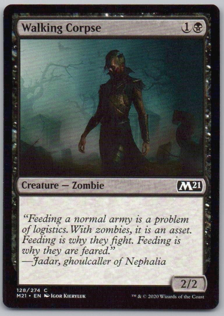 Walking Corpse 128 0 Creature Card - Core Set 2021