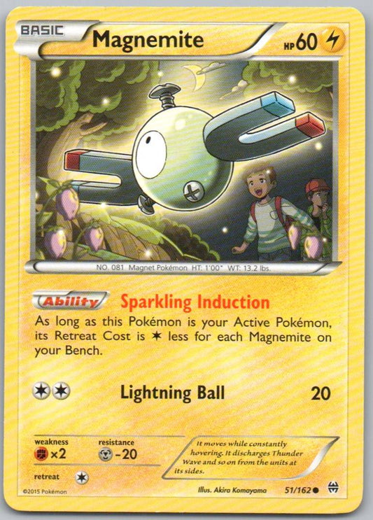 Magnemite 051 Normal Lightning Card - BREAKthrough