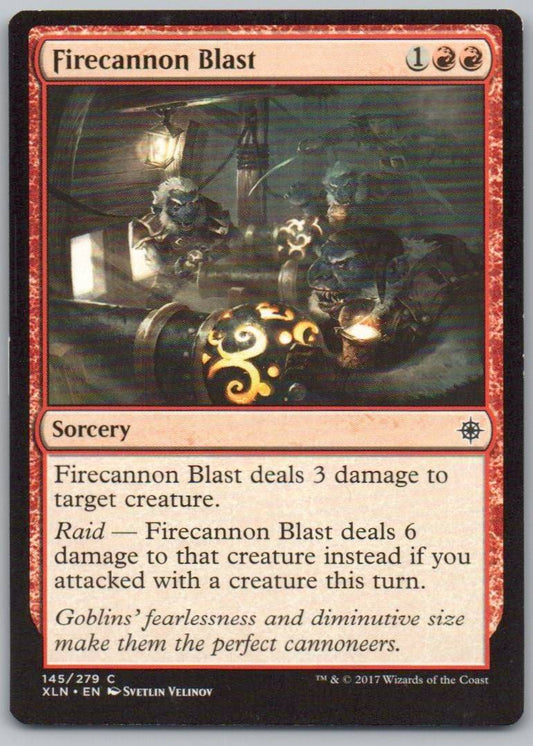 Firecannon Blast 145 Normal Sorcery Card - Ixalan