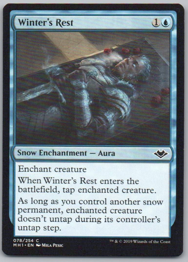 Winter's Rest 78 Normal Enchantment Card - Modern Horizons