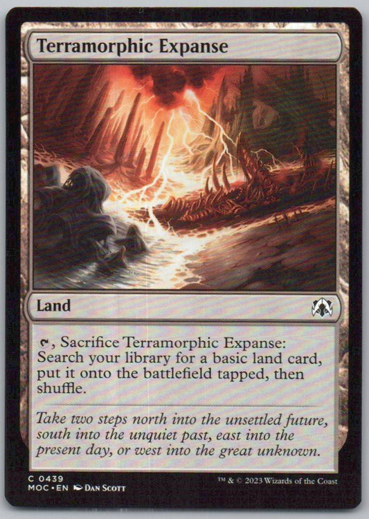 Terramorphic Expanse 439 0 Land Card - Commander: March of the Machine