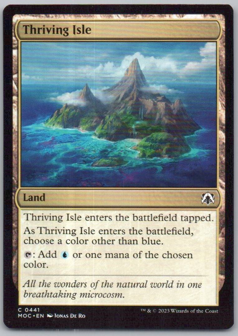 Thriving Isle 441 0 Land Card - Commander: March of the Machine