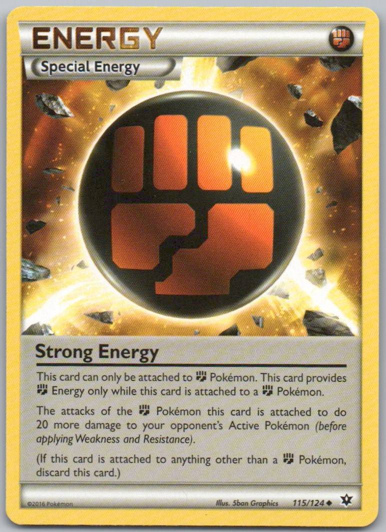 Strong Energy 115 Normal Trainer Card - Fates Collide