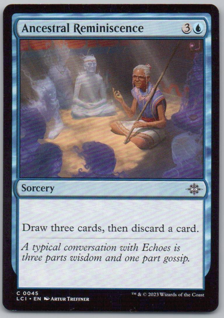 Ancestral Reminiscence 45 0 Sorcery Card - The Lost Caverns of Ixalan