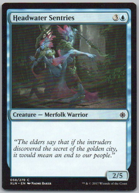 Headwater Sentries 58 Normal Creature Card - Ixalan