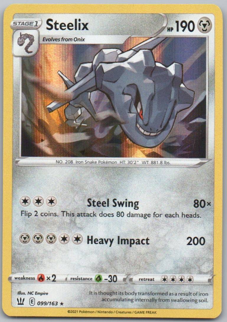 Steelix 099 Holo Metal Card - Battle Styles