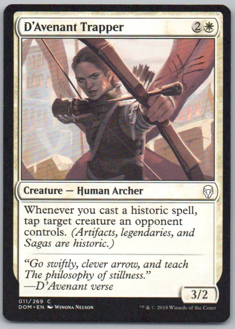 D'Avenant Trapper 11 Normal Creature Card - Dominaria