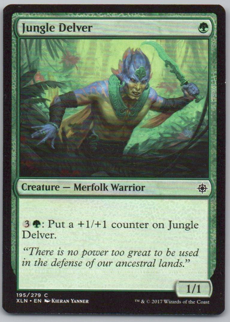 Jungle Delver 195 Normal Creature Card - Ixalan