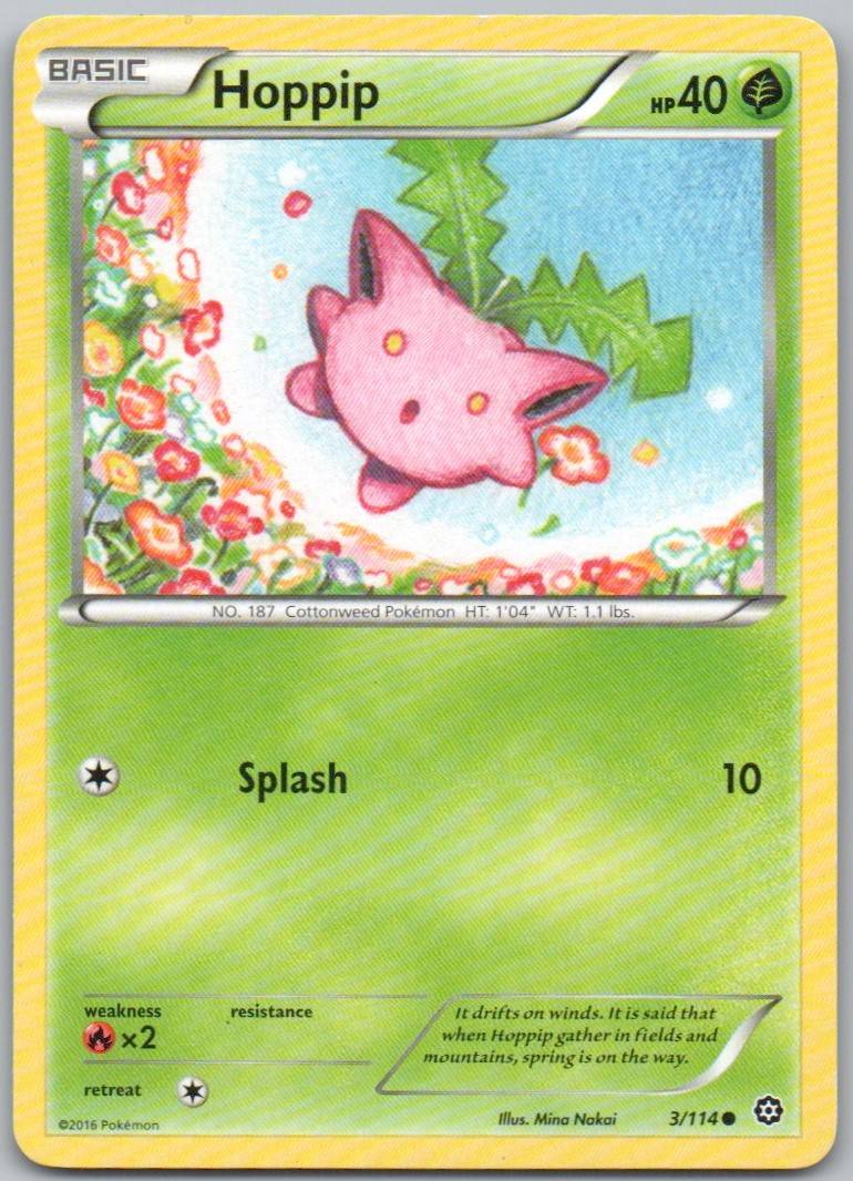 Hoppip 003 Normal Grass Card - Steam Siege