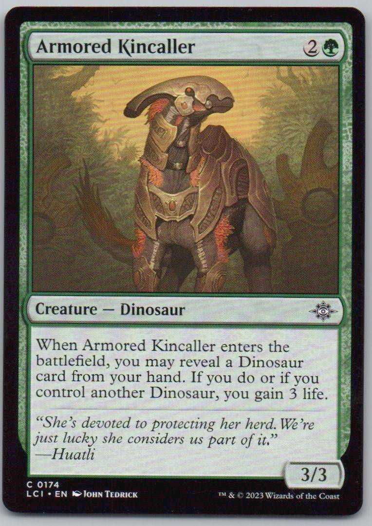 Armored Kincaller 174 0 Creature Card - The Lost Caverns of Ixalan