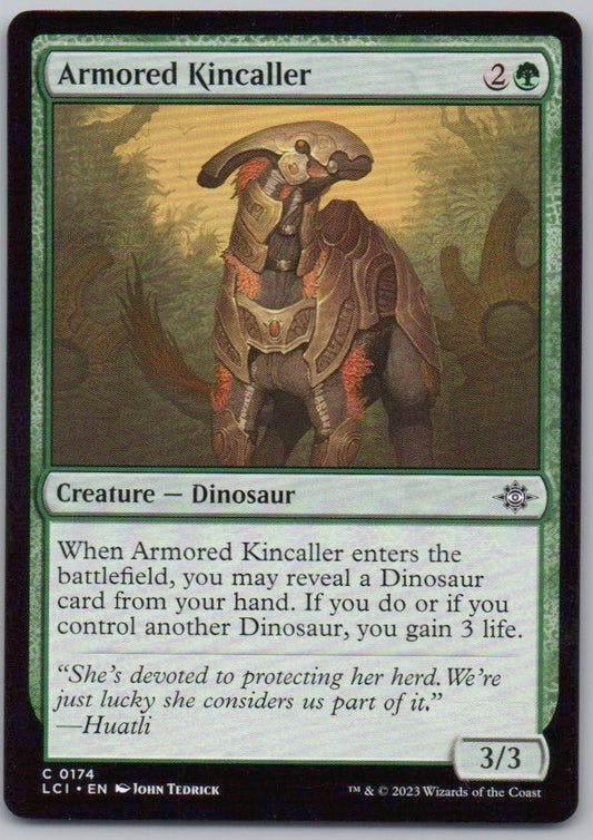 Armored Kincaller 174 0 Creature Card - The Lost Caverns of Ixalan