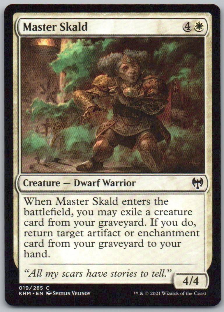 Master Skald 19 Normal Creature Card - Kaldheim