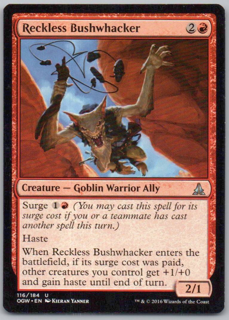 Reckless Bushwhacker 116 Normal Creature Card - Oath of the Gatewatch