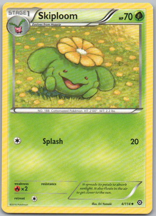 Skiploom 004 Normal Grass Card - Steam Siege