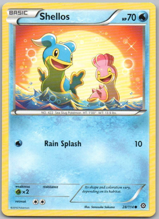 Shellos 028 Normal Water Card - Steam Siege