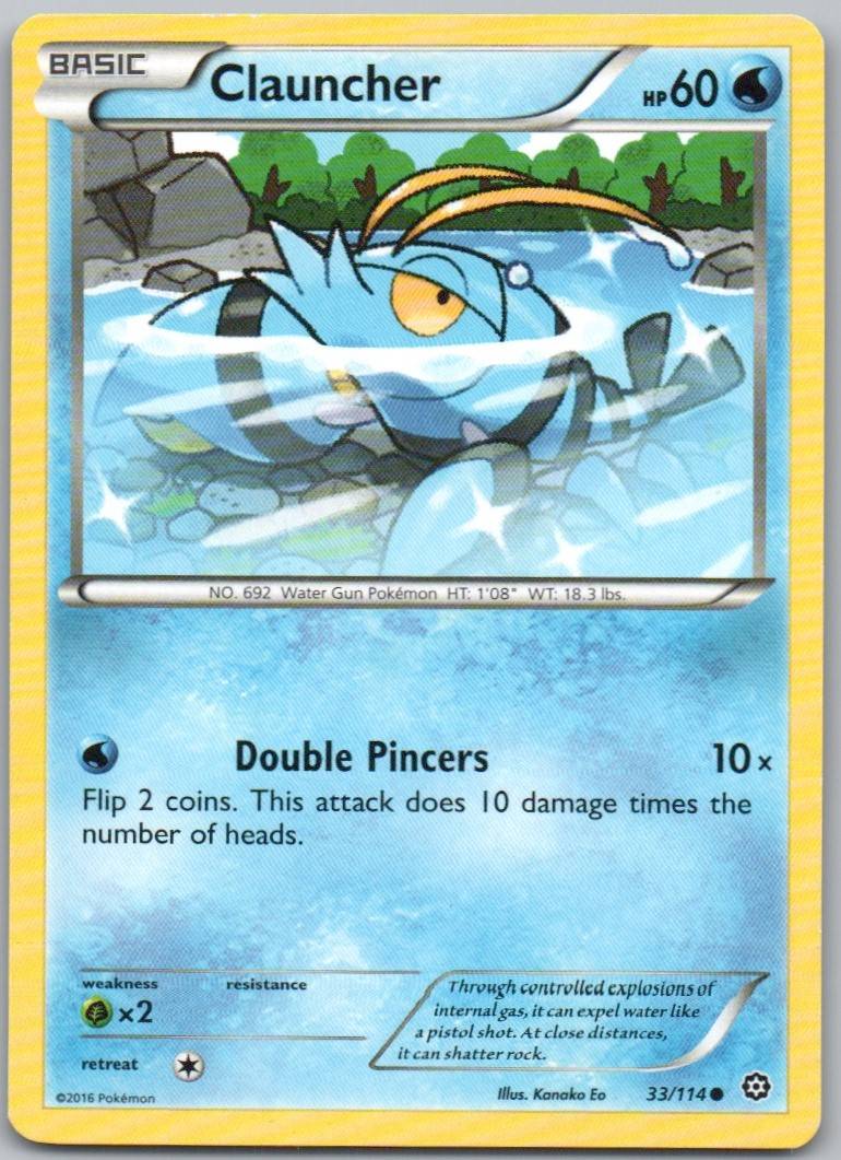 Clauncher 033 Normal Water Card - Steam Siege