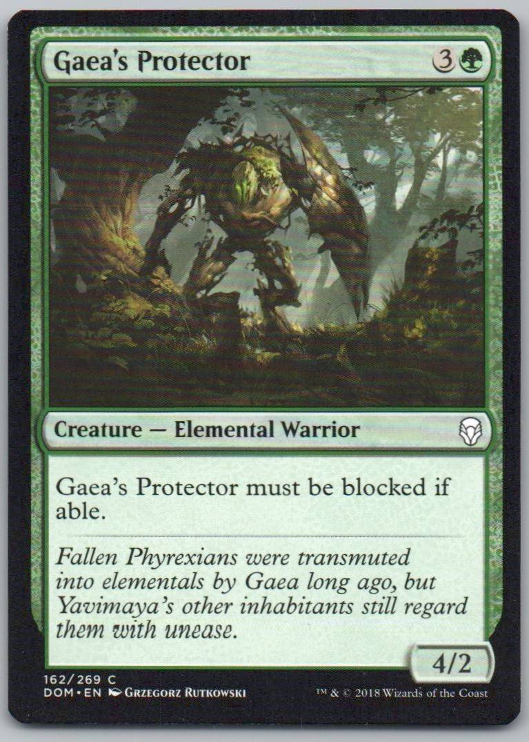 Gaea's Protector 162 Normal Creature Card - Dominaria