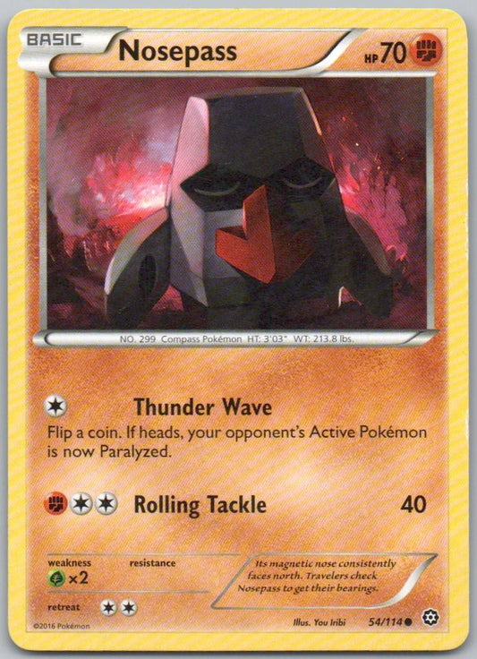 Nosepass 054 Normal Fighting Card - Steam Siege