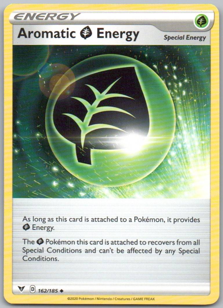 Aromatic Grass Energy 162 Normal Trainer Card - Vivid Voltage