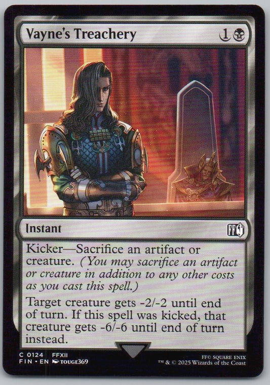 Vayne's Treachery 124 Normal Instant Card - FINAL FANTASY