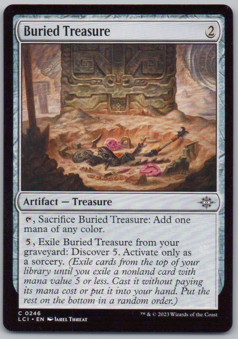 Buried Treasure 246 0 Artifact Card - The Lost Caverns of Ixalan