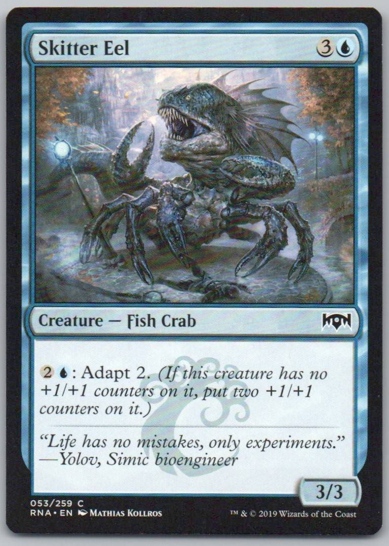 Skitter Eel 53 Normal Creature Card - Ravnica Allegiance