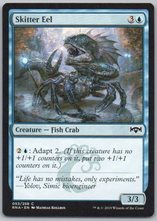 Skitter Eel 53 Normal Creature Card - Ravnica Allegiance