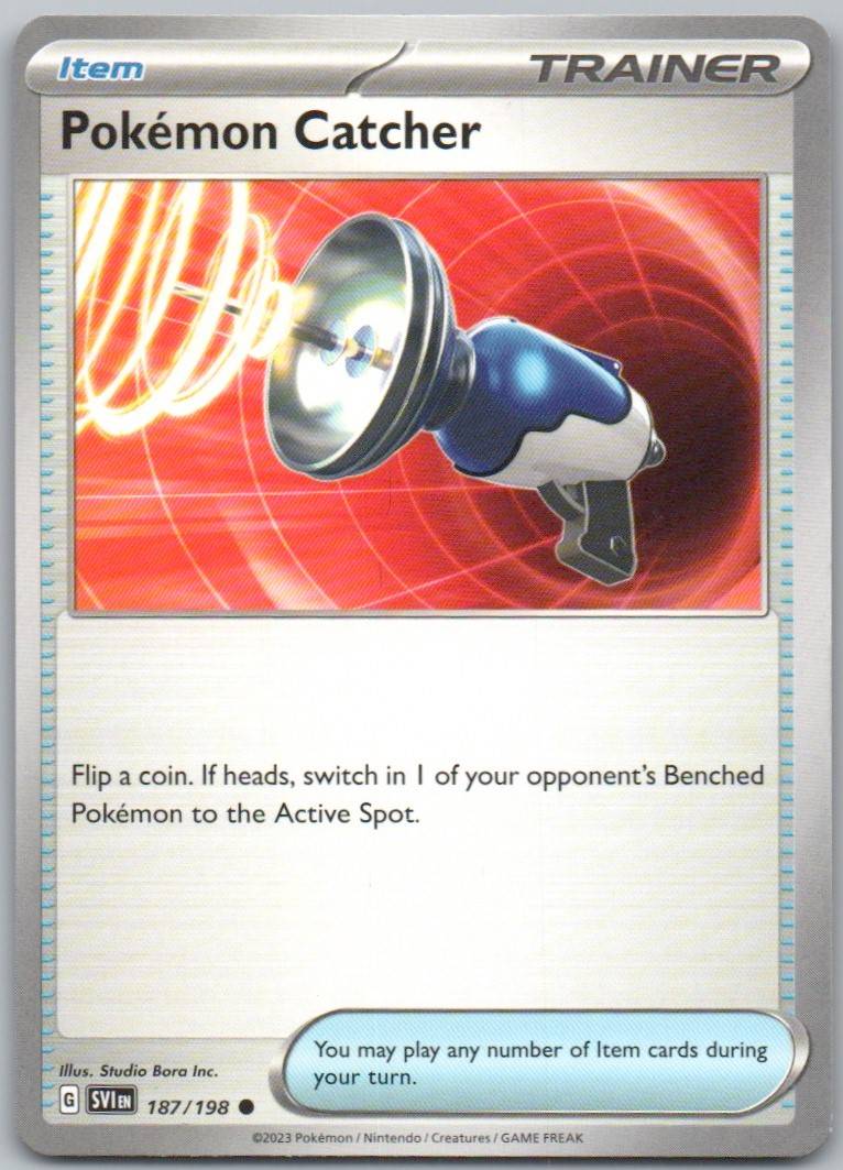 Pokemon Catcher 187 Normal 0 Card - Scarlet & Violet