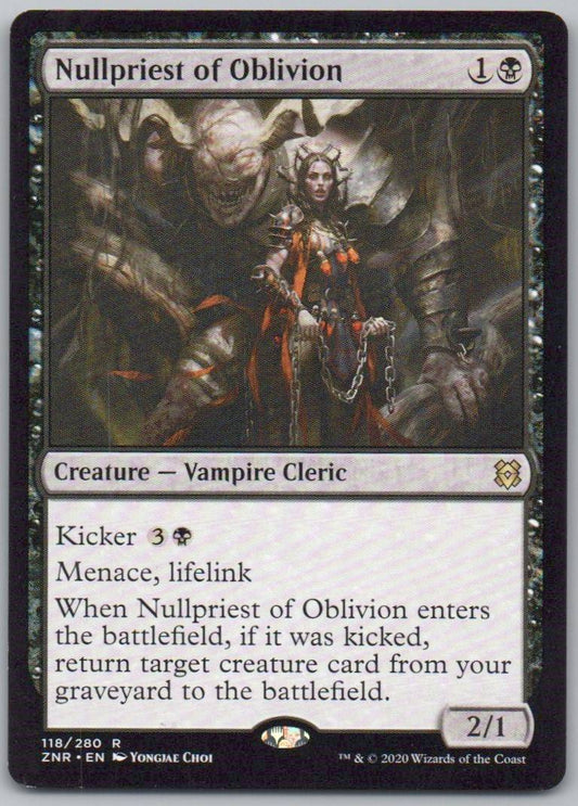 Nullpriest of Oblivion 118 Normal Creature Card - Zendikar Rising
