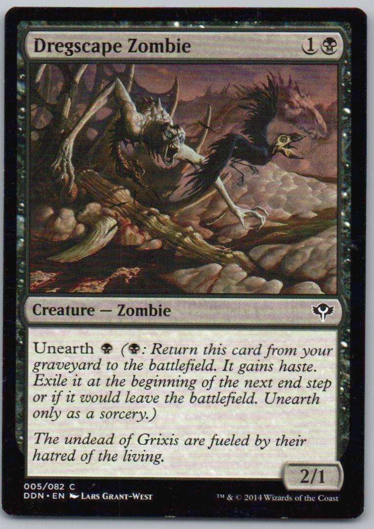 Dregscape Zombie 5 Normal Creature Card - Duel Decks: Speed vs. Cunning