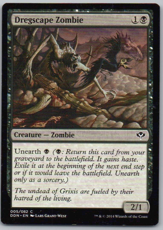 Dregscape Zombie 5 Normal Creature Card - Duel Decks: Speed vs. Cunning
