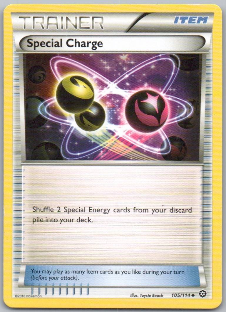 Special Charge 105 Normal Trainer Card - Steam Siege