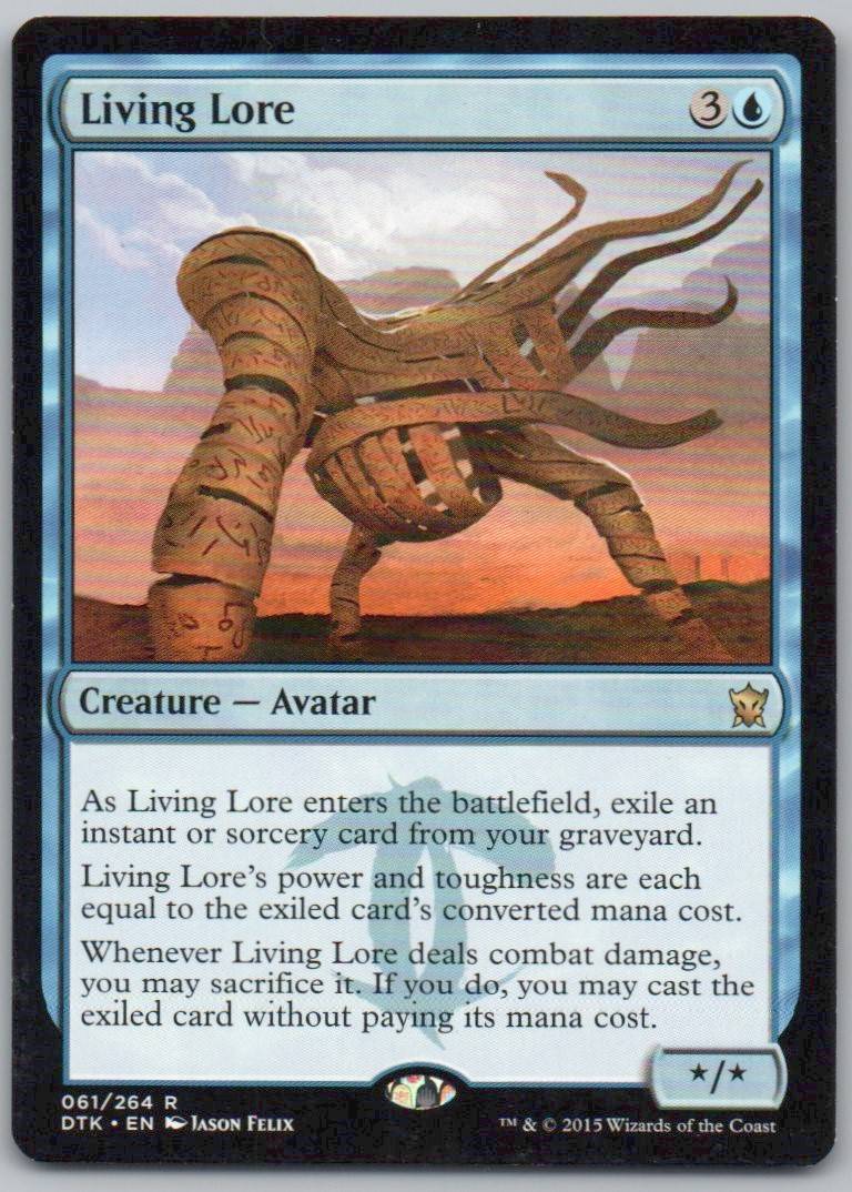 Living Lore 61 Normal Creature Card - Dragons of Tarkir