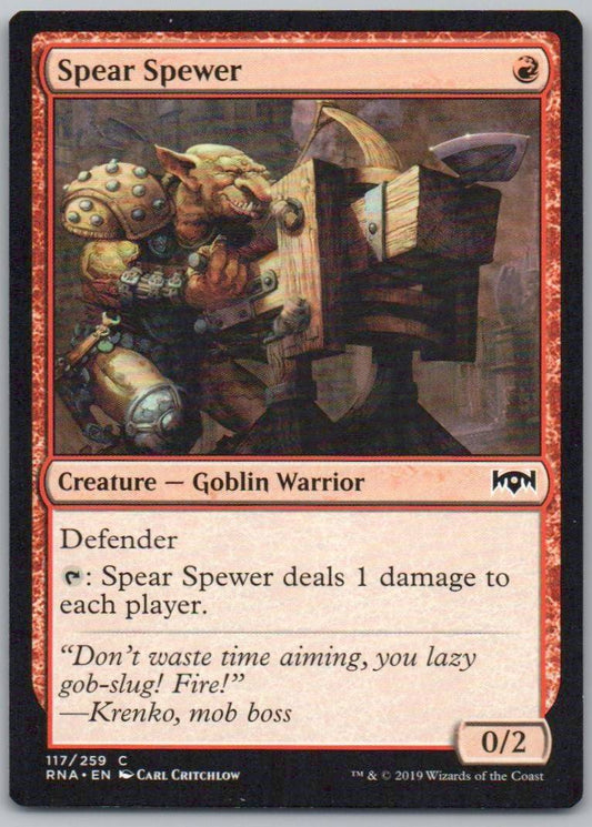 Spear Spewer 117 Normal Creature Card - Ravnica Allegiance