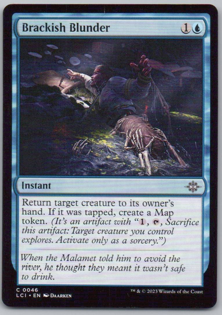 Brackish Blunder 46 0 Instant Card - The Lost Caverns of Ixalan