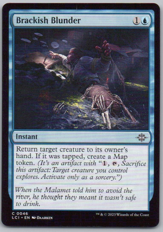 Brackish Blunder 46 0 Instant Card - The Lost Caverns of Ixalan